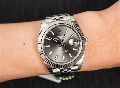 rolex date just rhodium|Rolex Datejust rhodium dial review.